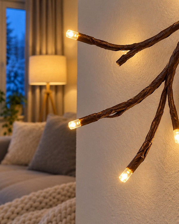 Lichter-Tannenbaum zum Biegen: zweite Nahaufnahme
