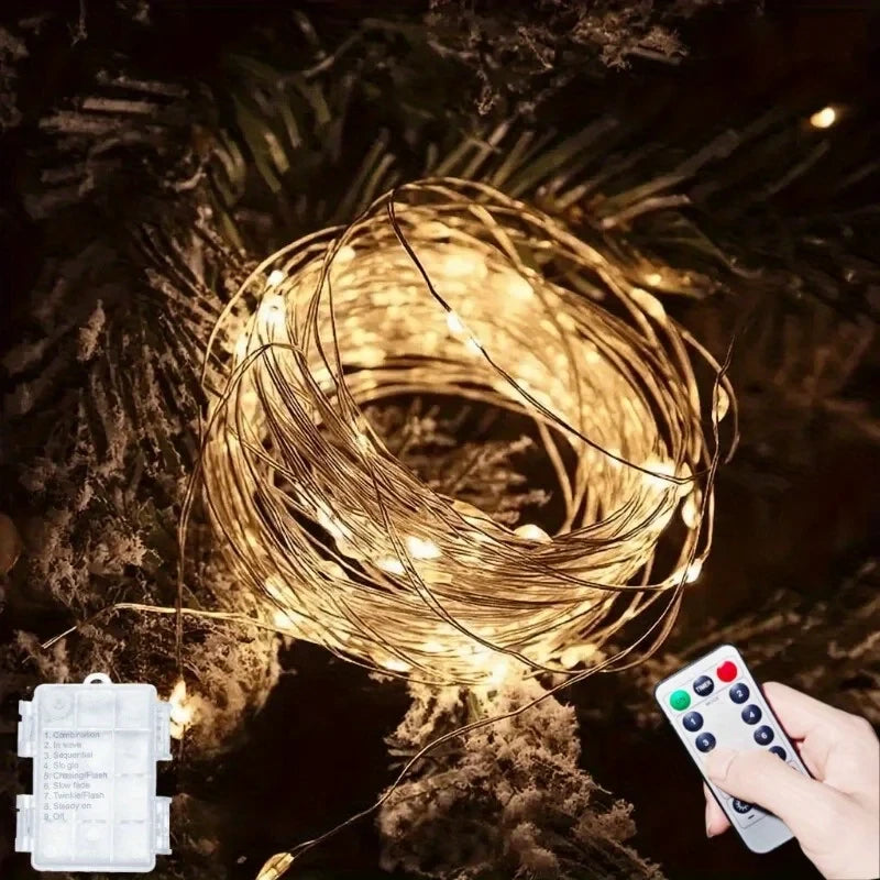 Mini-Lichterkette 10 m mit Timer