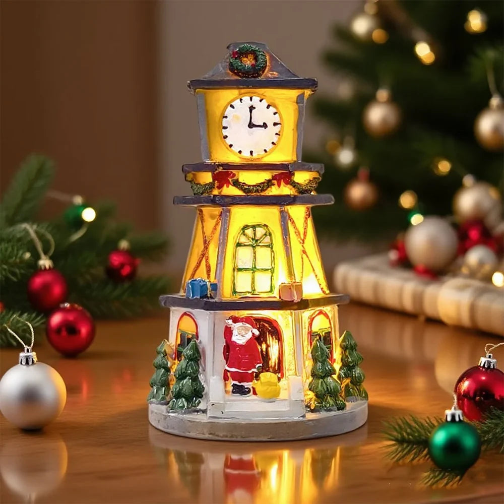 Leuchtendes Weihnachtsdorf